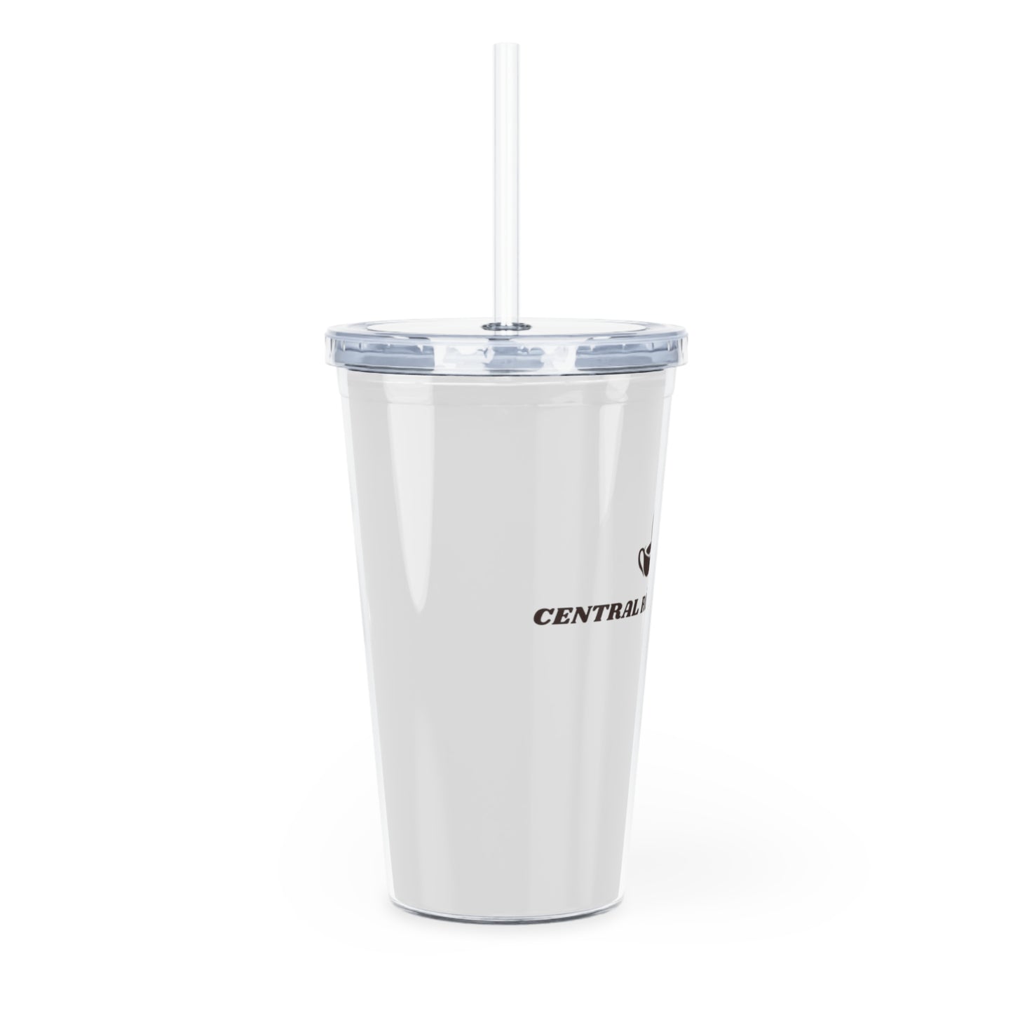 Plastic Tumbler with Straw