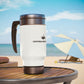 Stainless Steel Travel Mug with Handle, 14oz