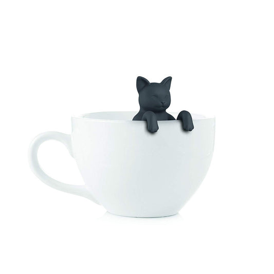 Silicone Cat Tea Infuser with Color Box Packaging
