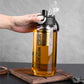 Glass Tea Bottle with Infuser - 1500ML Gass Tea Tumbler with Infuser Borosilicate Glass Water Bottle with Straw SleeveLock Lid and Handle Leakproof Glass Infuser Bottle for Workout Gym Travel