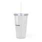 Plastic Tumbler with Straw