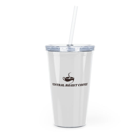 Plastic Tumbler with Straw