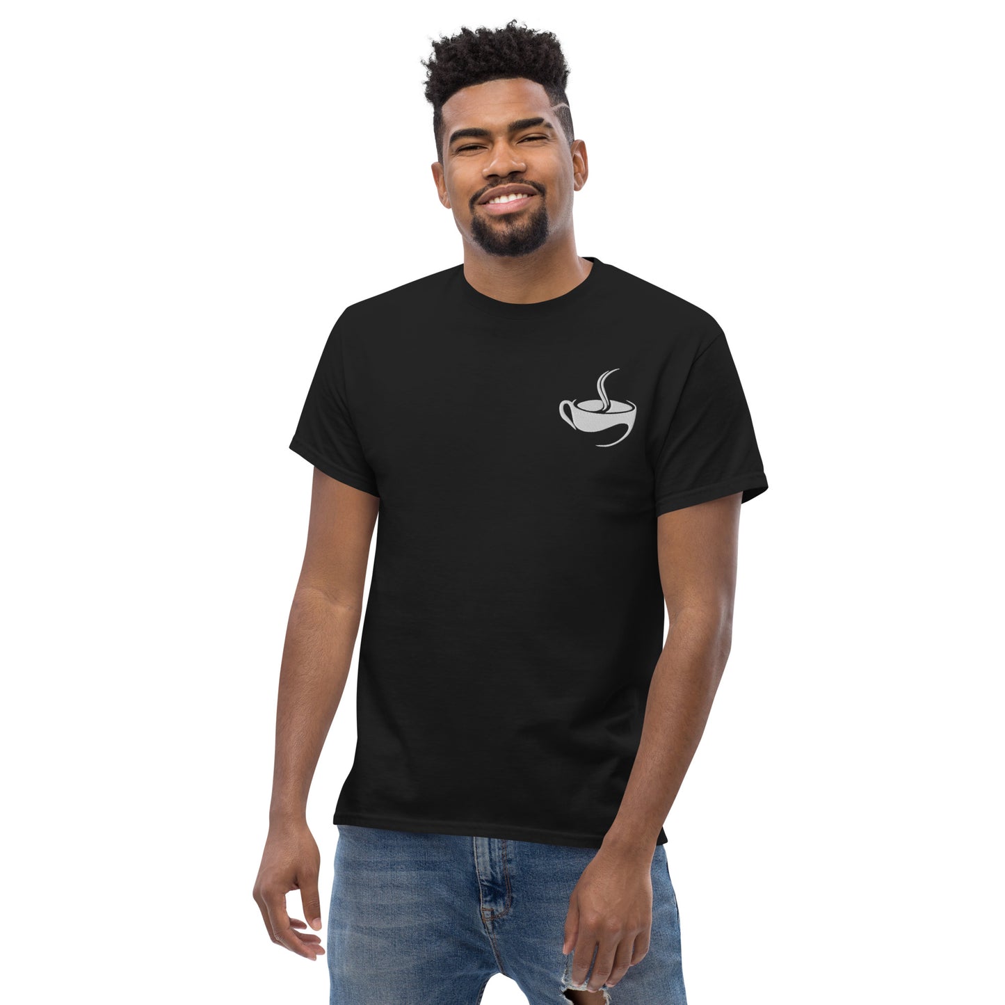 Men's Embroidered Dark classic tee