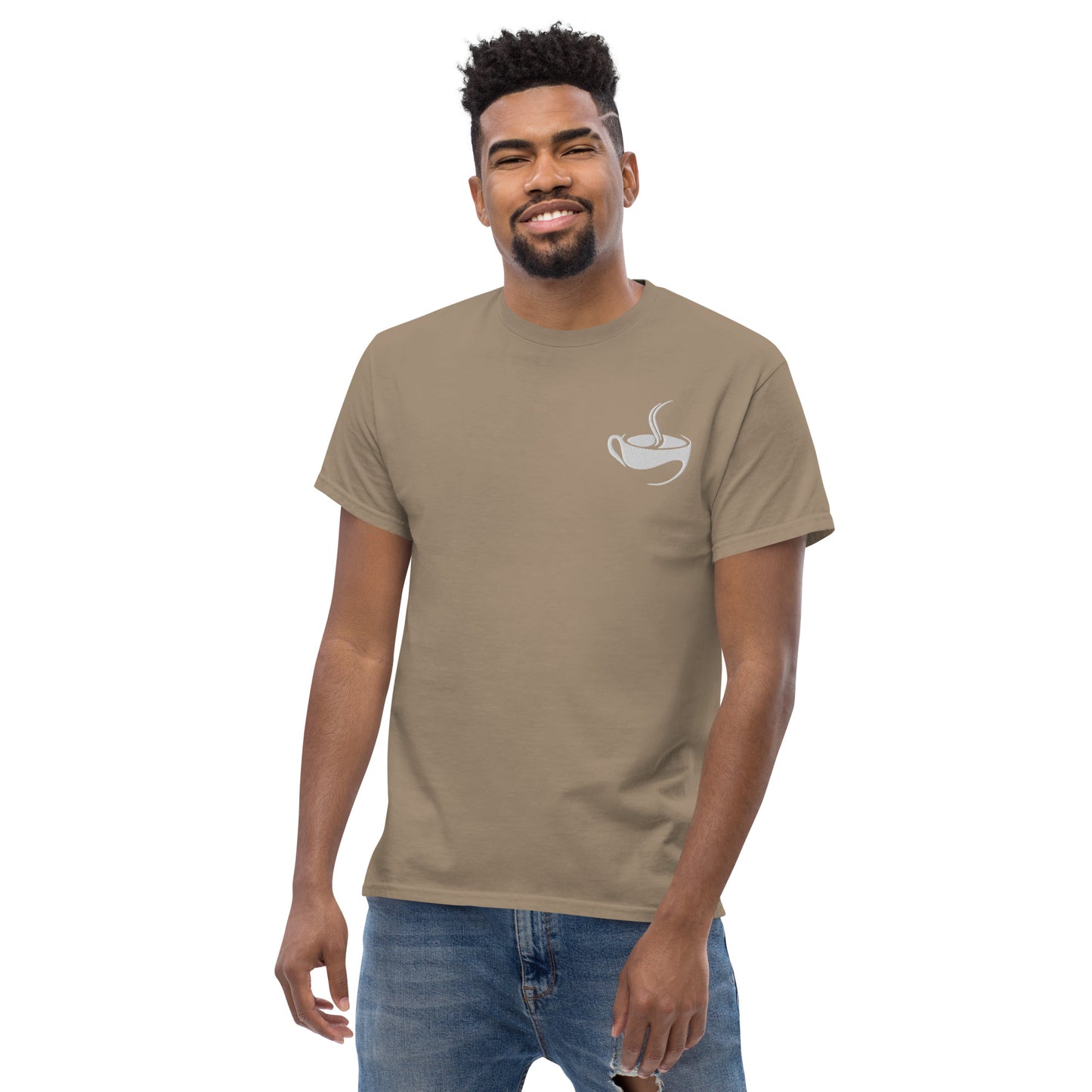 Men's Embroidered Dark classic tee