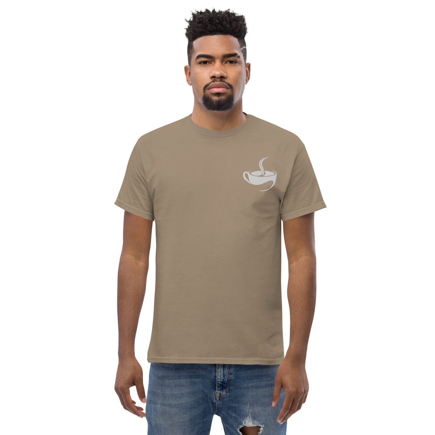 Men's Embroidered Dark classic tee