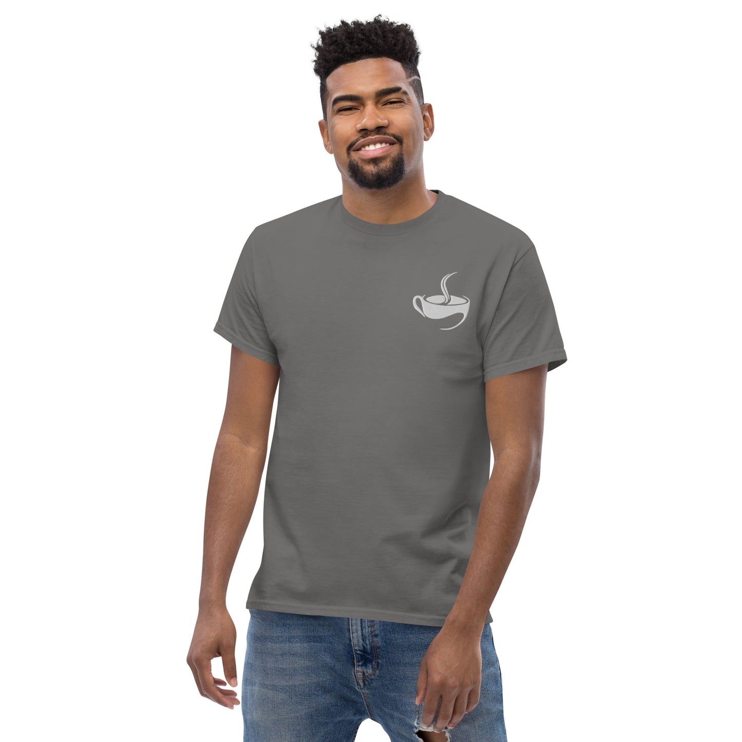 Men's Embroidered Dark classic tee