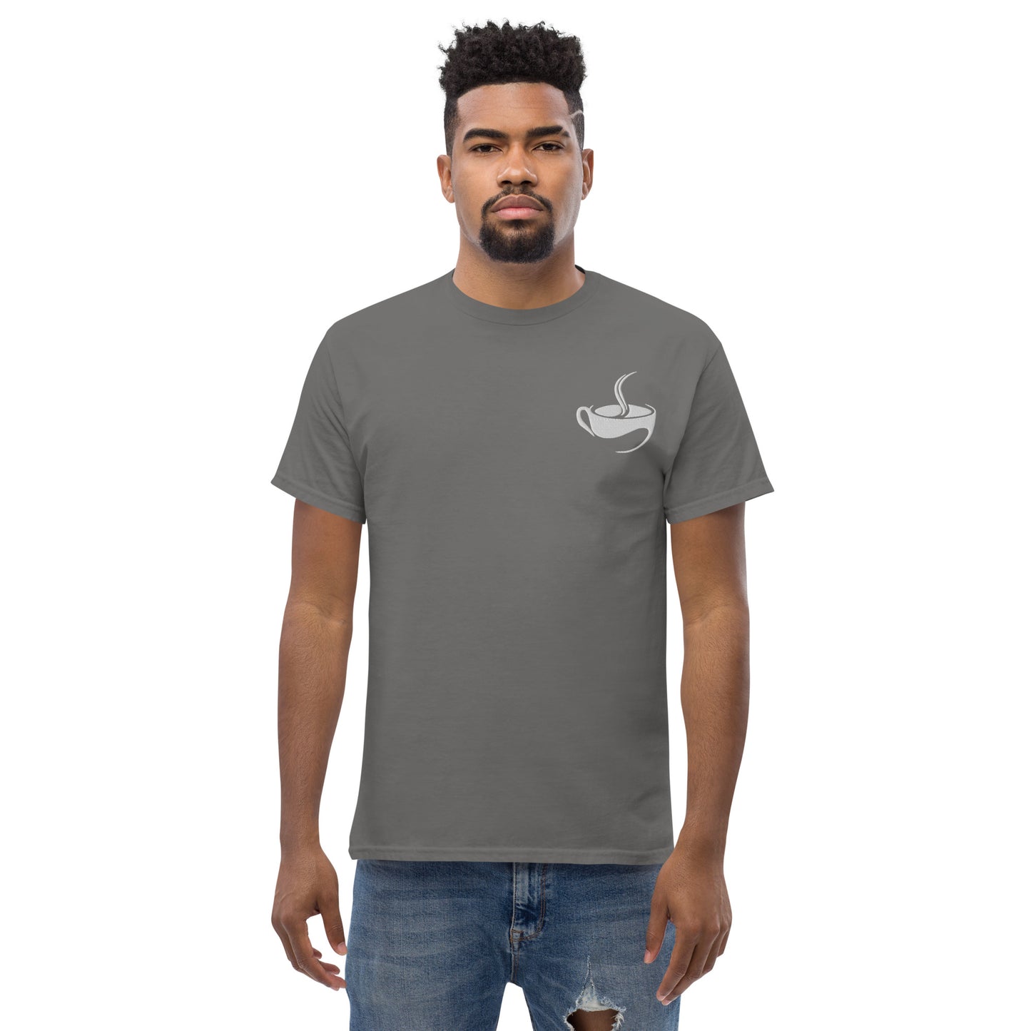 Men's Embroidered Dark classic tee