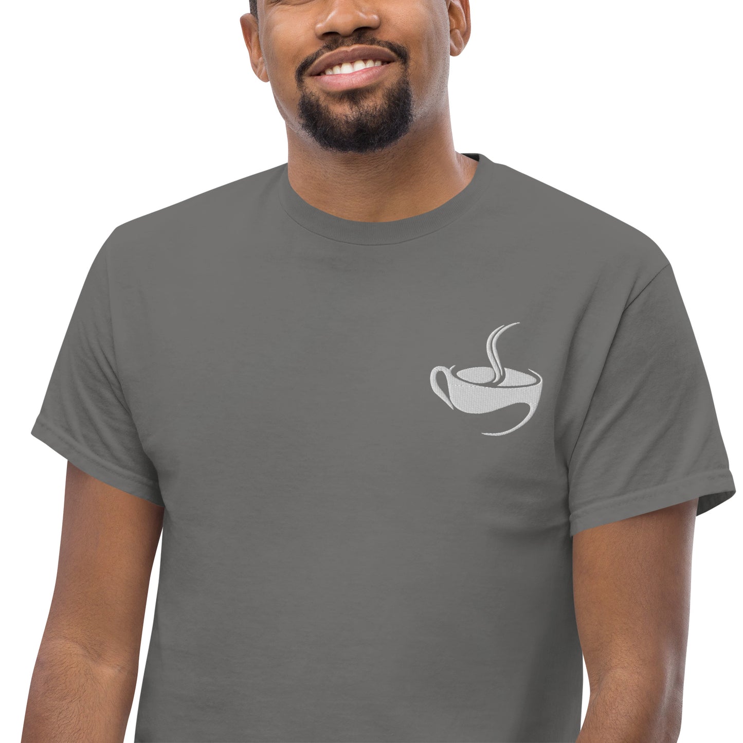 Men's Embroidered Dark classic tee