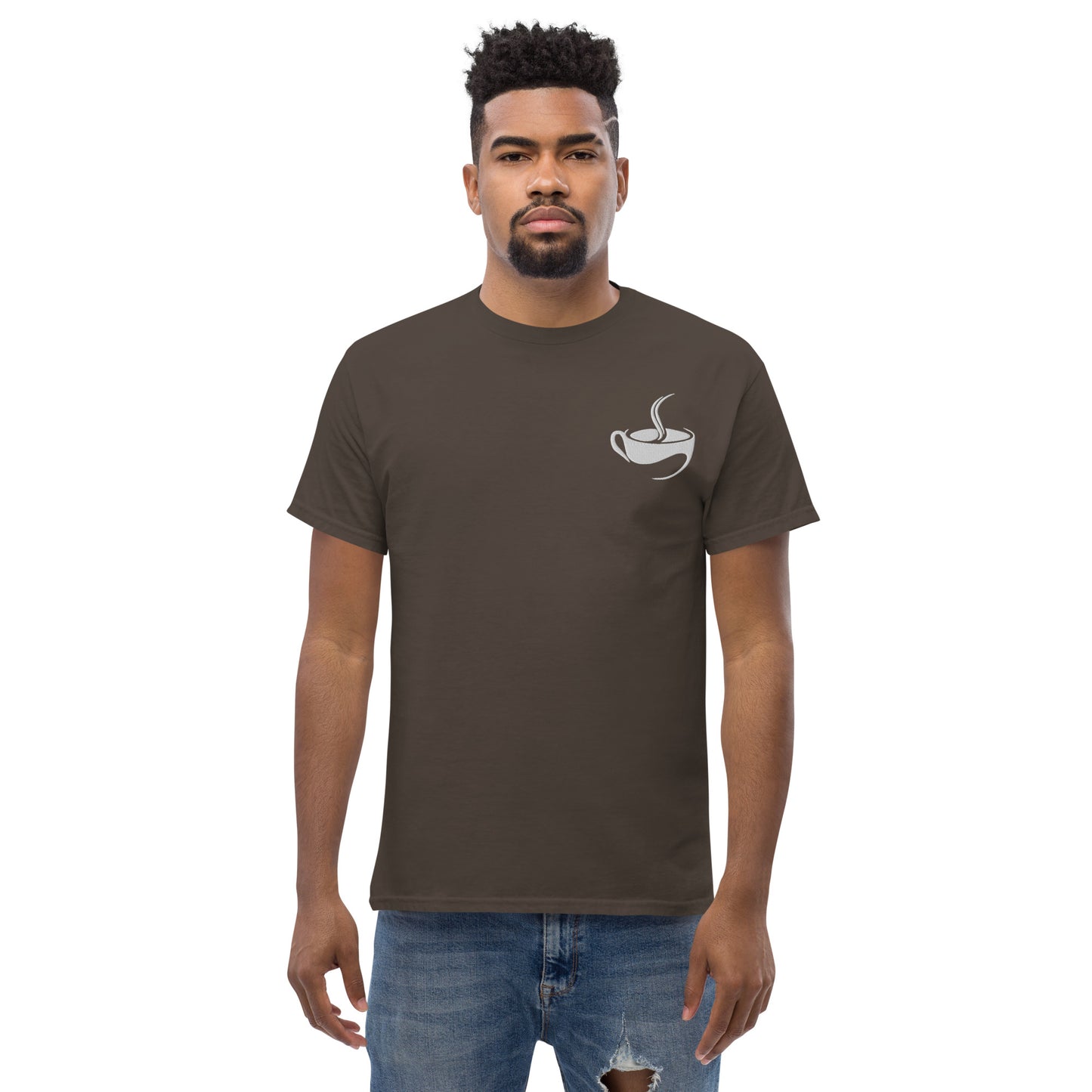 Men's Embroidered Dark classic tee