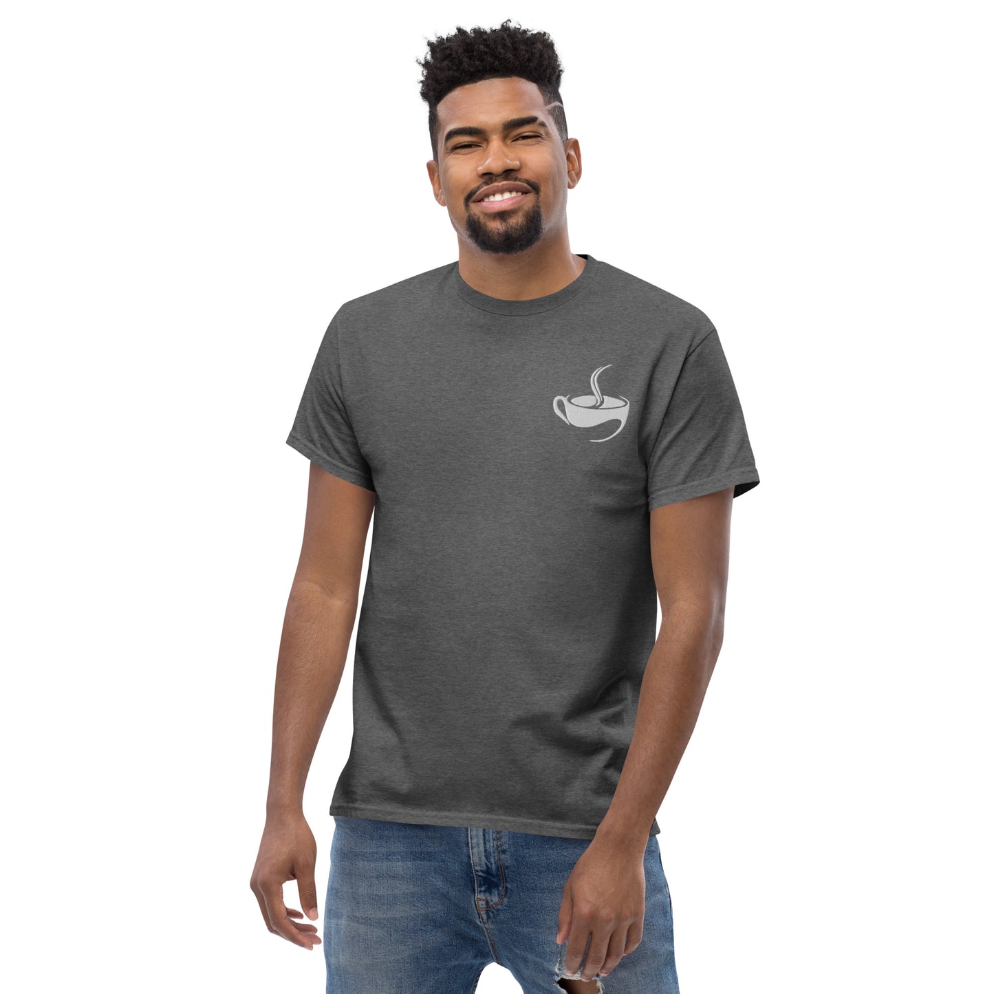 Men's Embroidered Dark classic tee