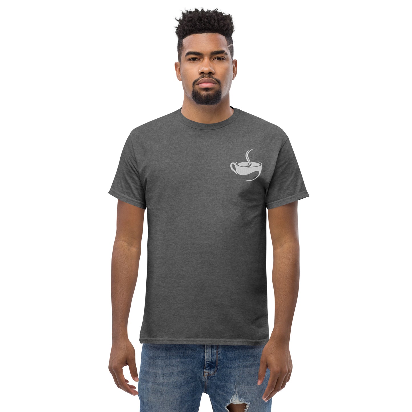 Men's Embroidered Dark classic tee