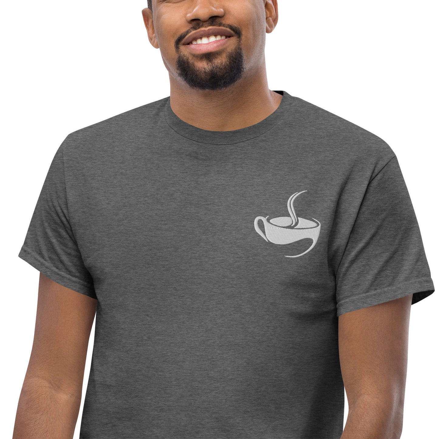 Men's Embroidered Dark classic tee