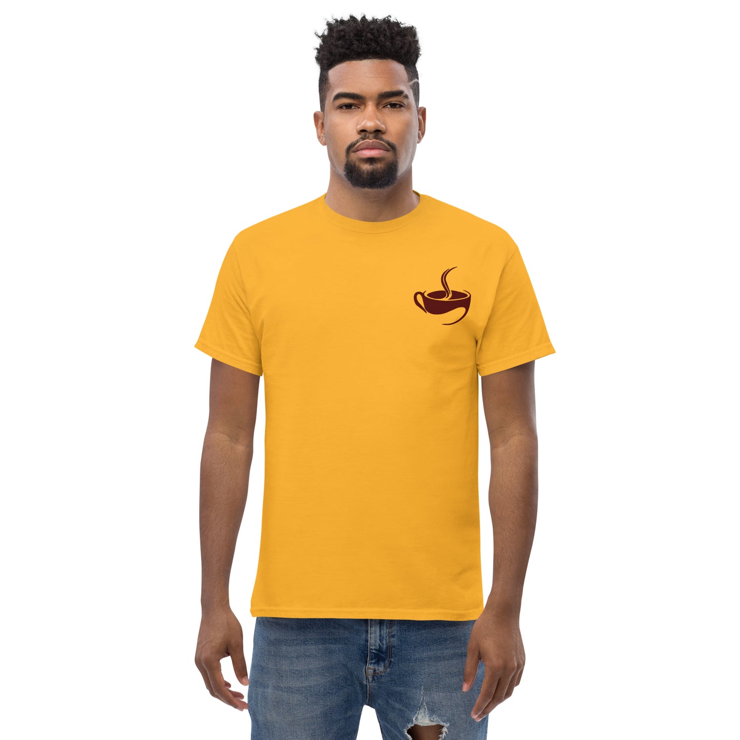 Men's Embroidered Printed classic tee