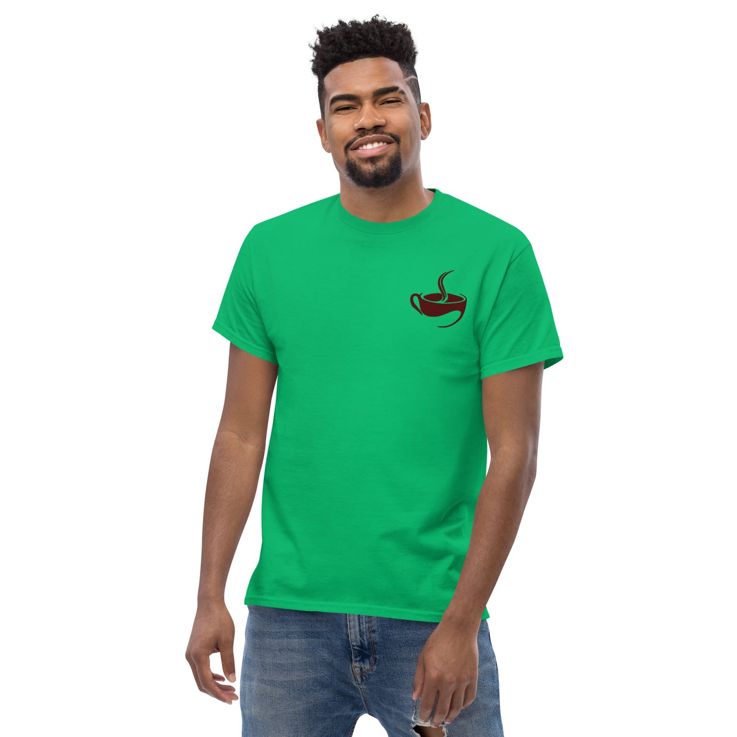 Men's Embroidered Printed classic tee