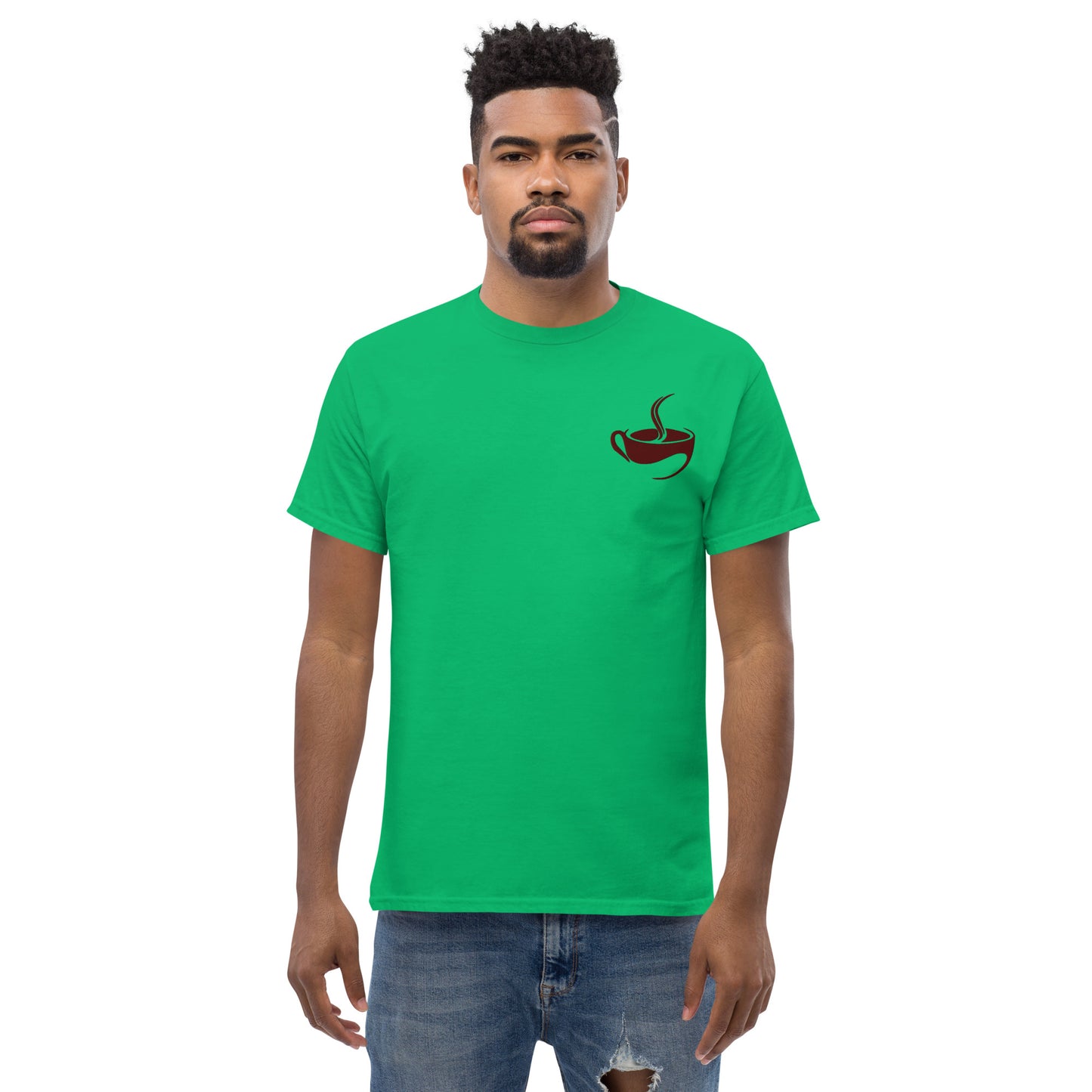 Men's Embroidered Printed classic tee