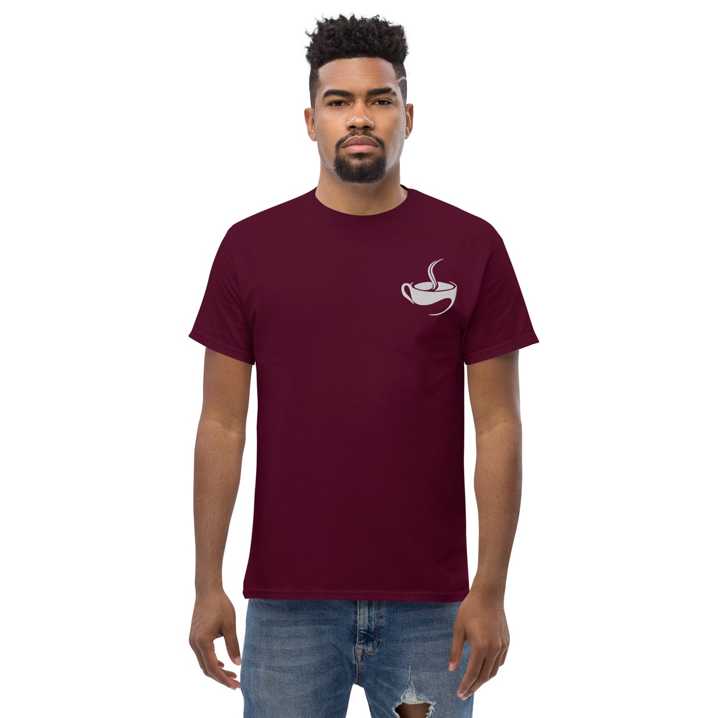 Men's Embroidered Dark classic tee