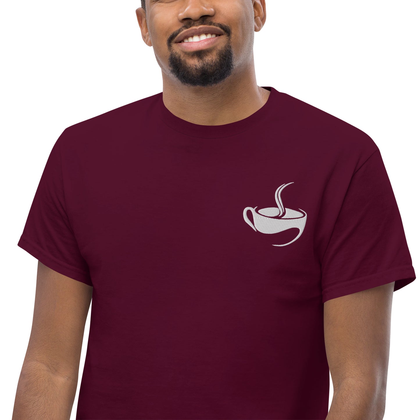 Men's Embroidered Dark classic tee