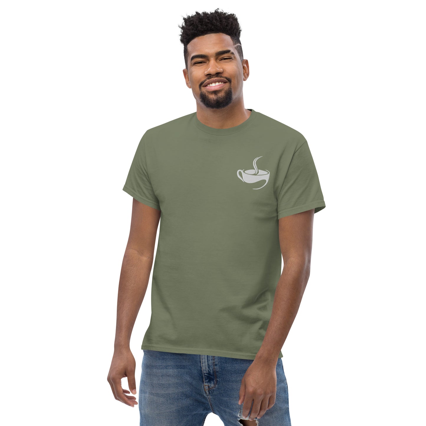 Men's Embroidered Dark classic tee