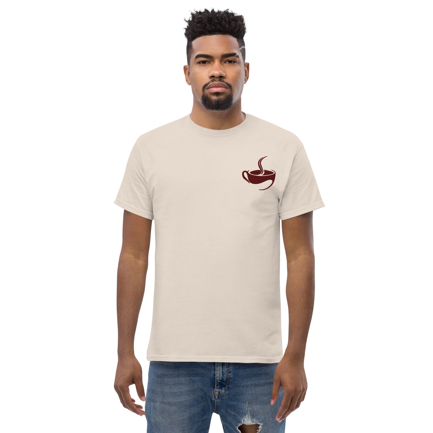 Men's Embroidered Printed classic tee