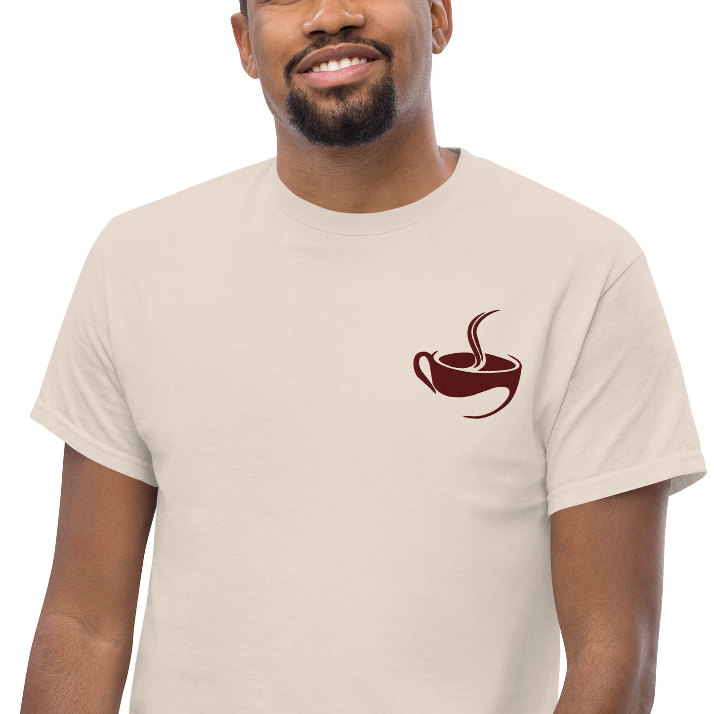 Men's Embroidered Printed classic tee