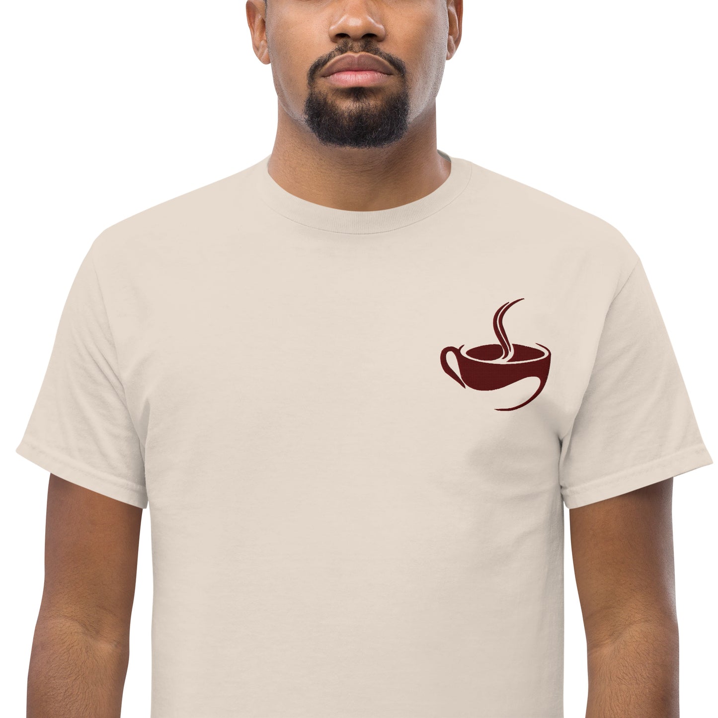 Men's Embroidered Printed classic tee