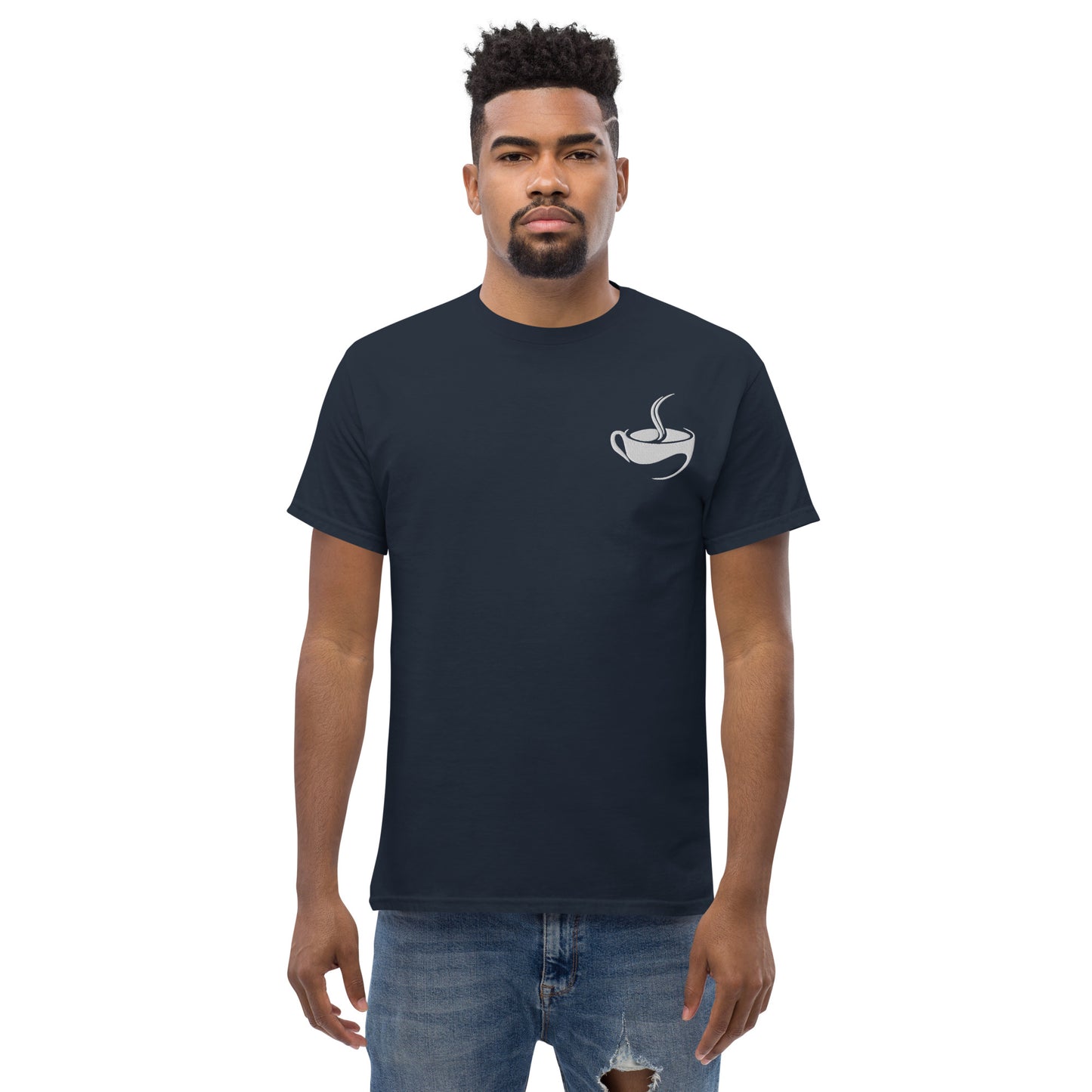 Men's Embroidered Dark classic tee