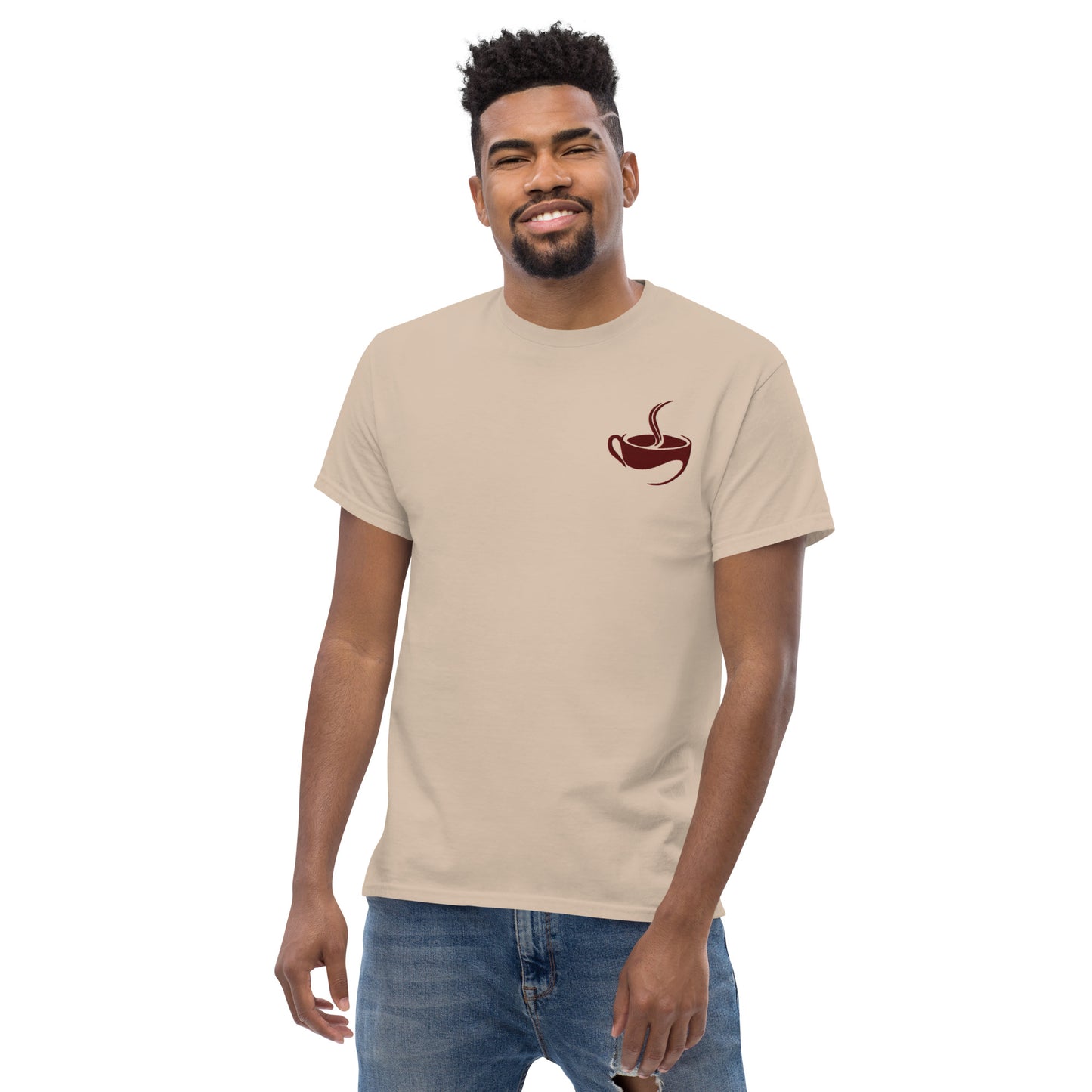 Men's Embroidered Printed classic tee