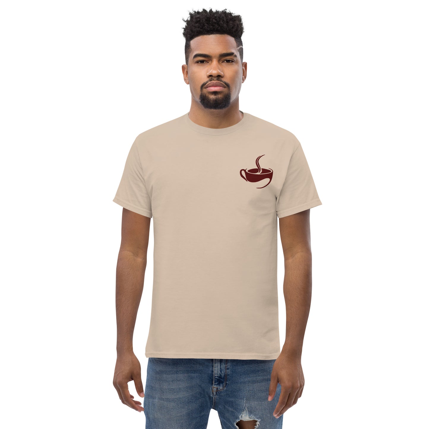 Men's Embroidered Printed classic tee