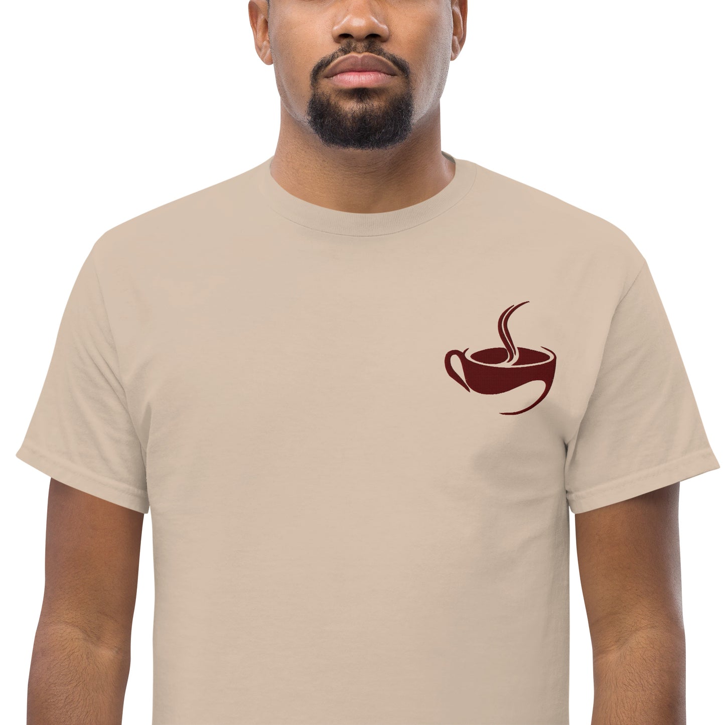 Men's Embroidered Printed classic tee