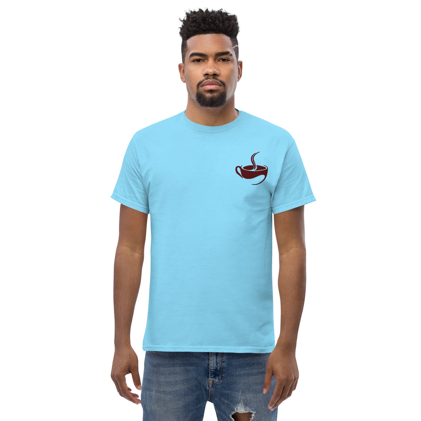 Men's Embroidered Printed classic tee