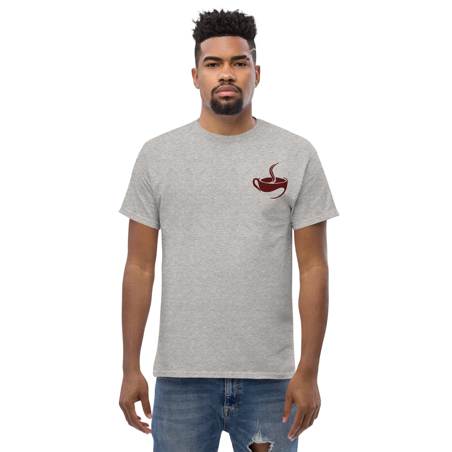 Men's Embroidered Printed classic tee