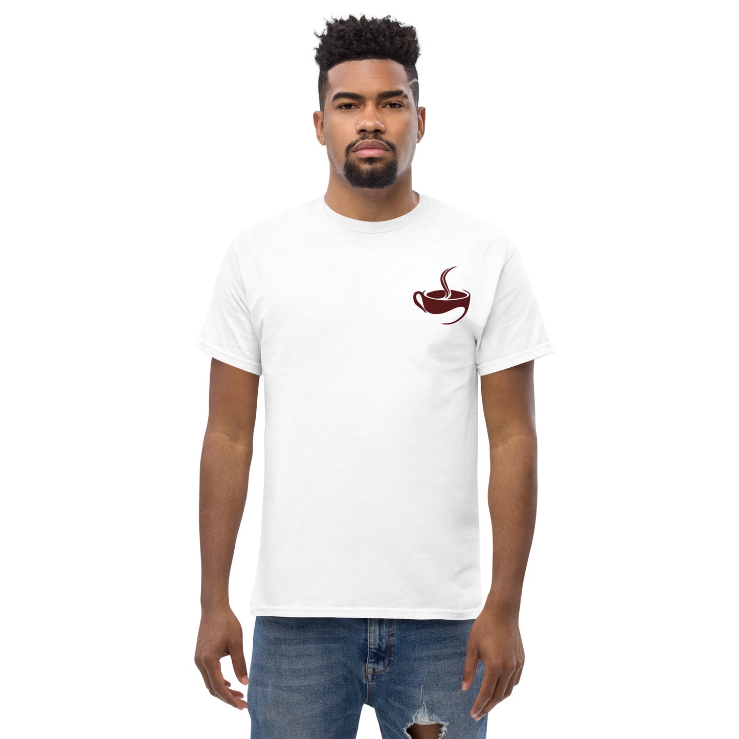 Men's Embroidered Printed classic tee