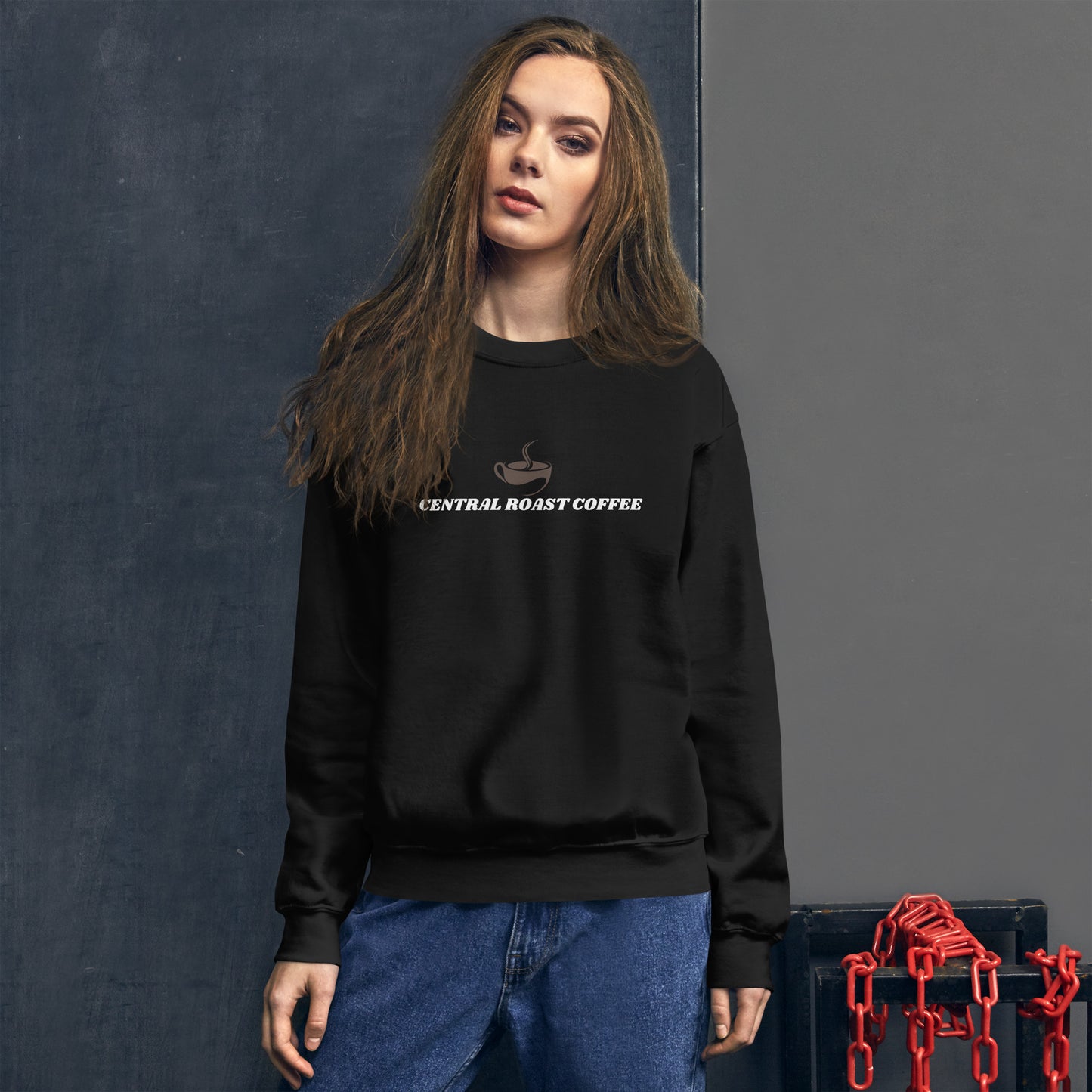 Unisex Dark Printed Sweatshirt